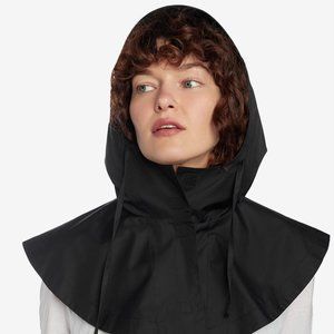 UNU Head Scarf Black Summer Waterproof Hood NWT